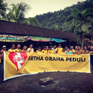 Relawan AGP di Gunung Agung