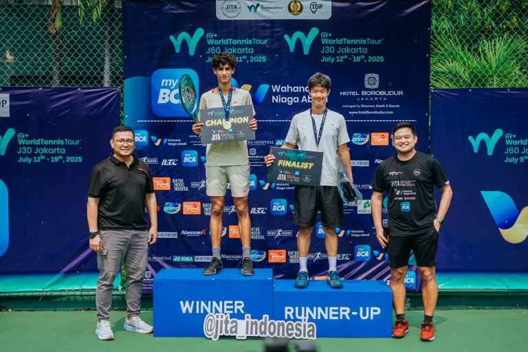 Jakarta International Tennis Academy Gelar Final Turnamen Seri I J60 di Hotel Borobudur Jakarta
