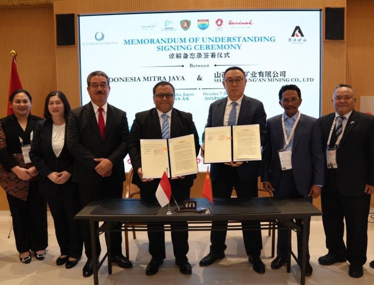 PT Indonesia Mitra Jaya dan Shanxi Sheng’an Mining Co., Ltd. Tandatangani Nota Kesepahaman Pengembangan Maluku Integrated Port