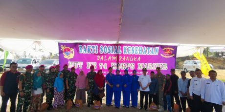 Artha Graha Peduli Turut Serta Kegiatan Bakti Sosial  Kesehatan Dalam Rangka HUT Marinir Ke-74 Di Sukabumi