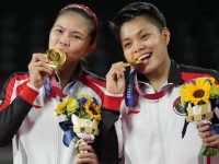 Ganda Putri Indonesia Greysia Polii-Apriyani Rahayu Sumbang Emas Untuk Indonesia