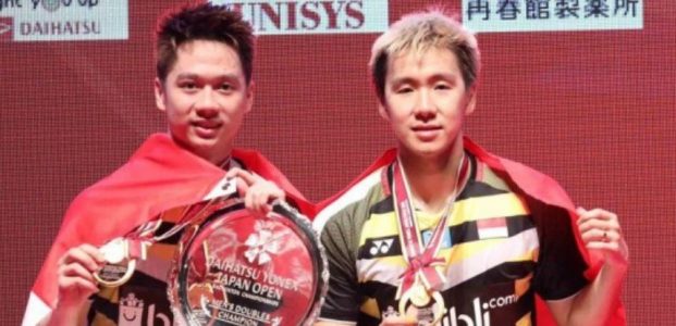 Marcus/Kevin Rebut Juara Ganda Putra Jepang Open 2018